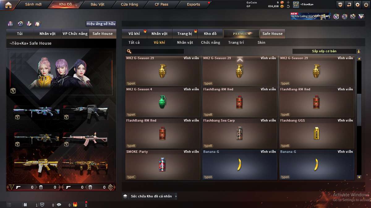 shop acc cf uy tin gia re